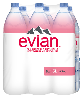 Evian Pet 6-Pack 150cl