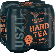 Uszit Hard Tea Peach 4.5% Dose 4-Pack 33cl