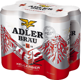 Adler Bräu Kellerbier hell Dose 6-Pack 50cl