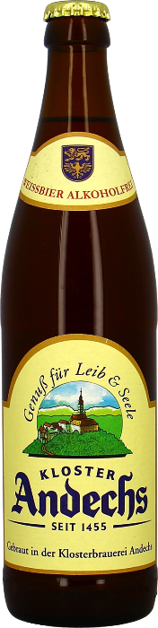 Andechs Weissbier Alkoholfrei MW Harass 20x50cl Andechs Weissbier Alkoholfrei MW Harass 20x50cl