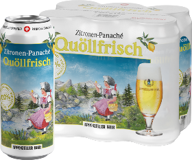 Appenzeller Quöllfrisch Zitr.-Panaché Alk.fr.Ds 6-Pack 50cl