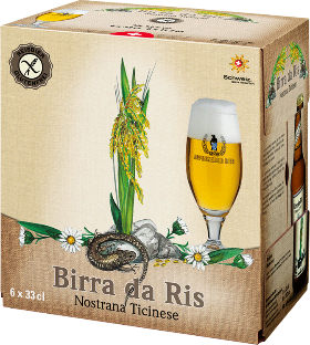 Appenzeller Birra da Ris 'Reisbier' EW 6-Pack 33cl Appenzeller Birra da Ris 'Reisbier' EW 6-Pack 33cl