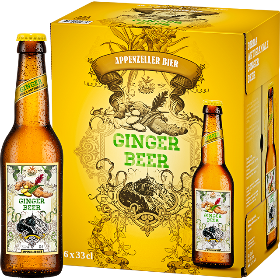 Appenzeller Ginger Beer EW 6-Pack 33cl Appenzeller Ginger Beer EW 6-Pack 33cl