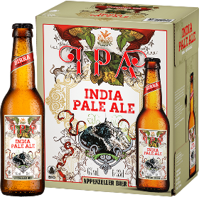 Appenzeller IPA Indian Pale Ale Bio EW 6-Pack 33cl Appenzeller IPA Indian Pale Ale Bio EW 6-Pack 33cl