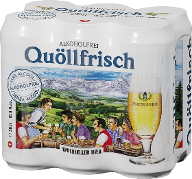 Appenzeller Quöllfrisch Alkoholfrei Dose 6-Pack 50cl Appenzeller Quöllfrisch Alkoholfrei Dose 6-Pack 50cl