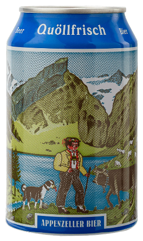 Appenzeller Quöllfrisch hell Dose 24x33cl Appenzeller Quöllfrisch hell Dose 24x33cl