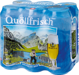 Appenzeller Quöllfrisch hell Dose 6-Pack 50cl Appenzeller Quöllfrisch hell Dose 6-Pack 50cl