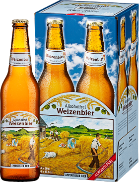Appenzeller Weizenbier Alkoholfrei EW 4-Pack 50cl Appenzeller Weizenbier Alkoholfrei EW 4-Pack 50cl