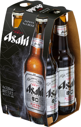 Asahi Super Dry EW 4-Pack 33cl Asahi Super Dry EW 4-Pack 33cl