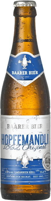 Baarer Hopfemandli 1862 Original MW Harass 10x33cl Baarer Hopfemandli 1862 Original MW Harass 10x33cl