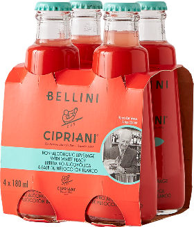 Bellini Cipriani Virgin Alkoholfrei EW 4-Pack 18cl Bellini Cipriani Virgin Alkoholfrei EW 4-Pack 18cl