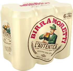 Birra Moretti Dose 6-Pack 50cl Birra Moretti Dose 6-Pack 50cl