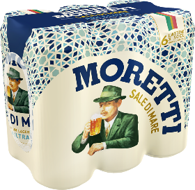 Birra Moretti Sale di Mare Dose 6-Pack 50cl Birra Moretti Sale di Mare Dose 6-Pack 50cl