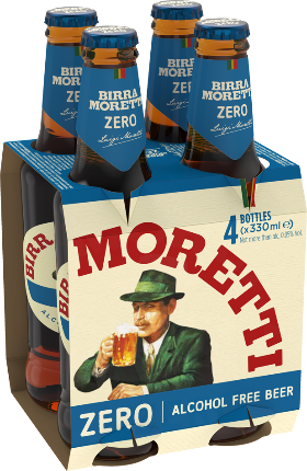 Birra Moretti Zero Alkoholfrei EW 4-Pack 33cl