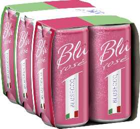 Blusecco Vino Frizzante Rosé Dose 6x20cl Blusecco Vino Frizzante Rosé Dose 6x20cl