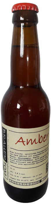 BrauerTom Bier Amber naturtrüb EW 6-Pack 33cl BrauerTom Bier Amber naturtrüb EW 6-Pack 33cl