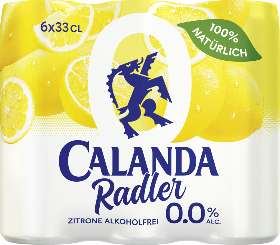 Calanda Radler Zitrone 0.0% Dose 6-Pack 33cl Calanda Radler Zitrone 0.0% Dose 6-Pack 33cl