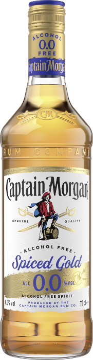 Captain Morgan Spiced Gold 0.0% Alkoholfrei 70cl Captain Morgan Spiced Gold 0.0% Alkoholfrei 70cl