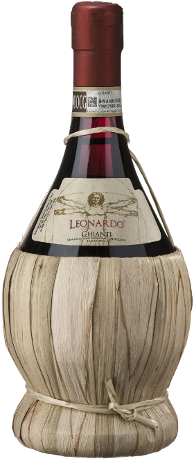 Chianti Fiasco Leonardo da Vinci Korbflasche 75cl