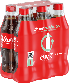 Coca-Cola Pet 6-Pack 50cl
