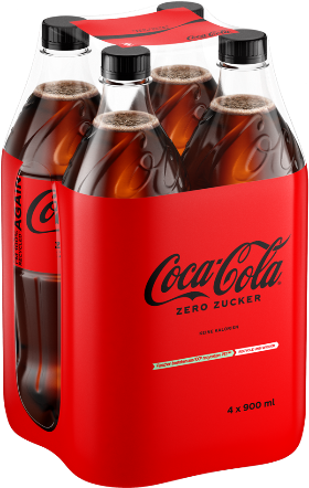 Coca-Cola Zero Pet 4-Pack 90cl