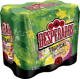 Desperados Tropical Dose 6-Pack 50cl Desperados Tropical Dose 6-Pack 50cl