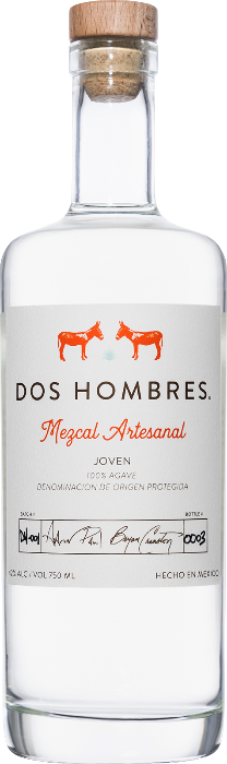 Dos Hombres Mezcal Artesanal Joven 42% 70cl Dos Hombres Mezcal Artesanal Joven 42% 70cl