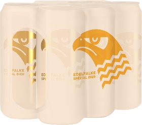 Edelfalke Spezialbier Dose 6-Pack 50cl Edelfalke Spezialbier Dose 6-Pack 50cl