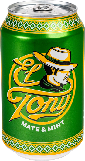 El Tony Mate + Mint Dose 24x33cl El Tony Mate + Mint Dose 24x33cl