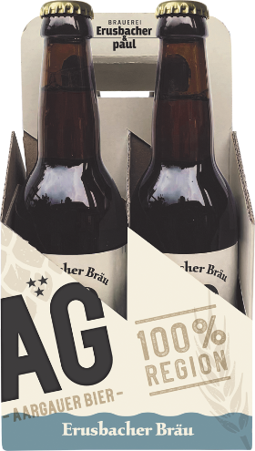 Erusbacher Bräu AG Aargauer Bier EW 4-Pack 33cl Erusbacher Bräu AG Aargauer Bier EW 4-Pack 33cl