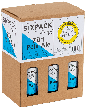 Faberbräu Züri Pale Ale EW 6-Pack 33cl Faberbräu Züri Pale Ale EW 6-Pack 33cl