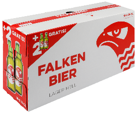 Falken Lagerbier hell EW 12-Pack 33cl