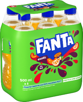 Fanta Exotic Pet 6-Pack 50cl Fanta Exotic Pet 6-Pack 50cl