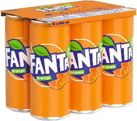 Fanta Orange Dose 6-Pack 33cl