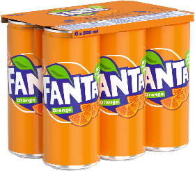 Fanta Orange Dose 6-Pack 33cl Fanta Orange Dose 6-Pack 33cl