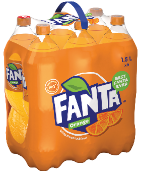 Fanta Orange Pet 6-Pack 150cl