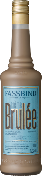 Fassbind Cream Likör Crème Brûlée 17% 70cl Fassbind Cream Likör Crème Brûlée 17% 70cl