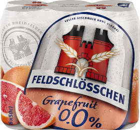 Feldschlösschen 0.0% Grapefruit Dose 6-Pack 50cl Feldschlösschen 0.0% Grapefruit Dose 6-Pack 50cl