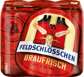 Feldschlösschen Braufrisch Dose 6-Pack 50cl Feldschlösschen Braufrisch Dose 6-Pack 50cl
