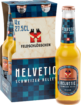 Feldschlösschen Helvetic Schweizer Helles EW 4-Pack 27.5cl