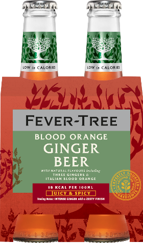 Fever-Tree Ginger Beer Blood Orange Alk.frei EW 4-Pack 20cl Fever-Tree Ginger Beer Blood Orange Alk.frei EW 4-Pack 20cl