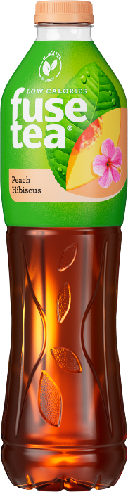 Fusetea Black Tea Peach Hibiscus Pet 6-Pack 150cl Fusetea Black Tea Peach Hibiscus Pet 6-Pack 150cl
