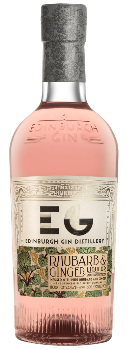 Gin Edinburgh Rhubarb+Ginger Likör 20% 50cl