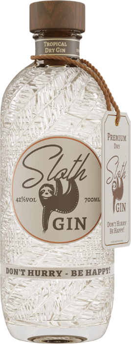 Gin Sloth Premium Dry Gin Tropical Hint 42% 70cl