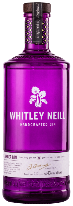 Gin Whitley Neill Handcr.Dry Rhub.+Ginger 43% 70cl Gin Whitley Neill Handcr.Dry Rhub.+Ginger 43% 70cl