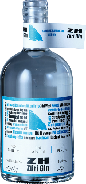 Gin ZH Züri Gin 45% 50cl Gin ZH Züri Gin 45% 50cl