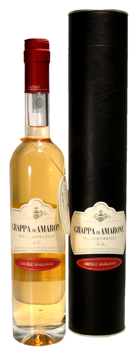 Grappa Amarone Bacio del.Muse 40% Hülse 50cl Grappa Amarone Bacio del.Muse 40% Hülse 50cl