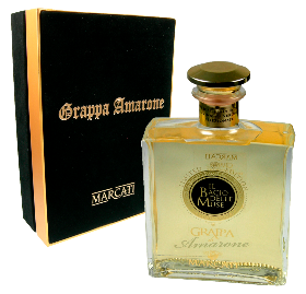 Grappa Amarone Bacio del.Muse 40% Samt-Kiste 70cl Grappa Amarone Bacio del.Muse 40% Samt-Kiste 70cl