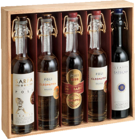 Grappa Poli 5 Barrel Experience 40% 5er-HK 5x10cl Grappa Poli 5 Barrel Experience 40% 5er-HK 5x10cl