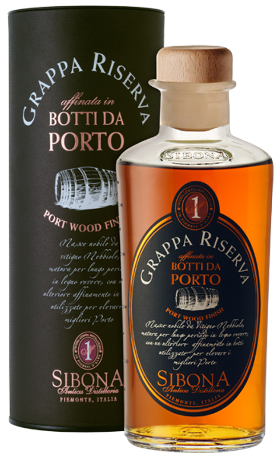 Grappa Sibona Botti da Porto Ris.Nebbiolo 44% 50cl Grappa Sibona Botti da Porto Ris.Nebbiolo 44% 50cl